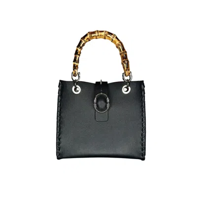 Ruj Heritage Women's Bamboo Bag Black