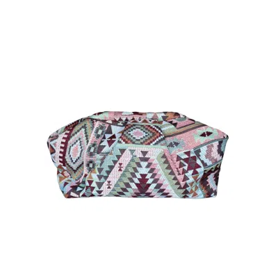 Ruj Heritage Women's Blue Puffy Bag Boho Sky