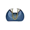 Ruj Heritage Women's Blue / Red / Gold Hobo Bag Midnight Blue