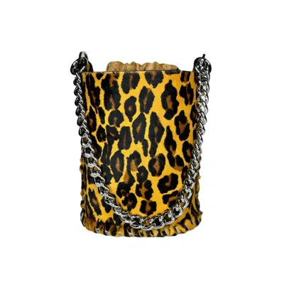 Ruj Heritage Women's Brown / Black Bucket Bag Leo In Multi