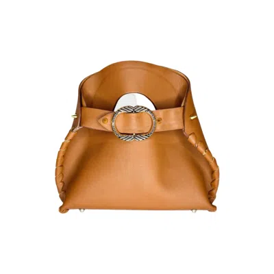 Ruj Heritage Women's Brown Mini Madeleine Bag Honey