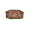 Ruj Heritage Women's Brown Mini Puffy Bag Choccolate In Brown