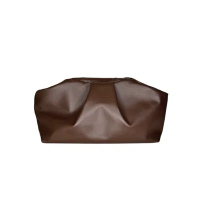 Ruj Heritage Women's Brown Puffy Bag Cioccolato Fondente