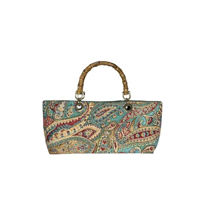 Ruj Heritage Women's Mini Picnic Bag Jacquard Paisley