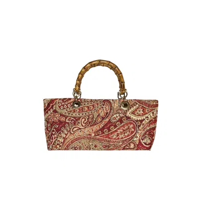 Ruj Heritage Women's Mini Picnic Bag Jacquard Red
