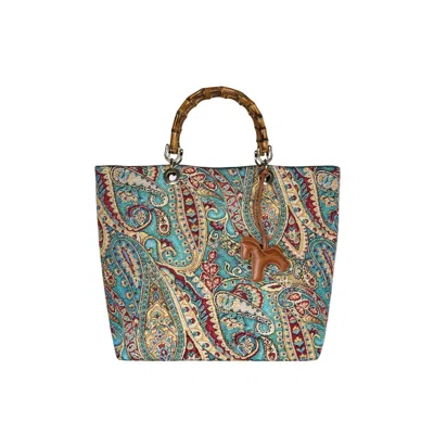 Ruj Heritage Women's Picnic Bag Jacquard Paisley