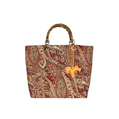 Ruj Heritage Women's Picnic Bag Jacquard Red