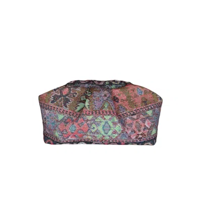 Ruj Heritage Women's Puffy Bag Jacquard Pink