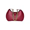 Ruj Heritage Women's Red / Gold Hobo Bag Cherry In Multi