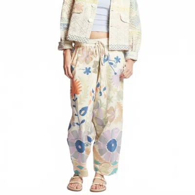 Rujuta Sheth Market Pant In Garden Mosaic In Multi
