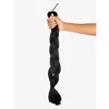 Ruka Braid-it Synths®2 Textured Straight Synthetic Hair Extensions 24' Black In Black