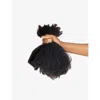 Ruka Dark Brown Braid-it Synths®2 Afro Kinky Synthetic Hair Extensions 10' In Brown