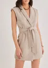 Rumer Ayla Wrap Vest In Grey In Gray