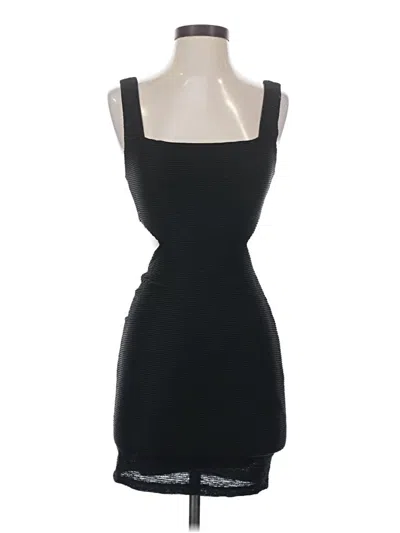 Pre-owned Rumer Casual Dress In Black
