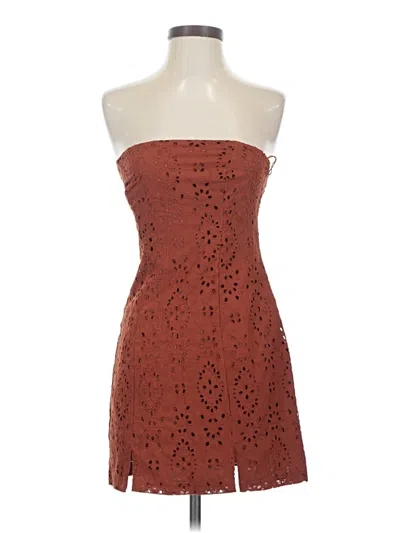 Rumer Cocktail Dress In Brown