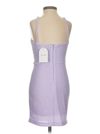 Rumer Cocktail Dress In Purple