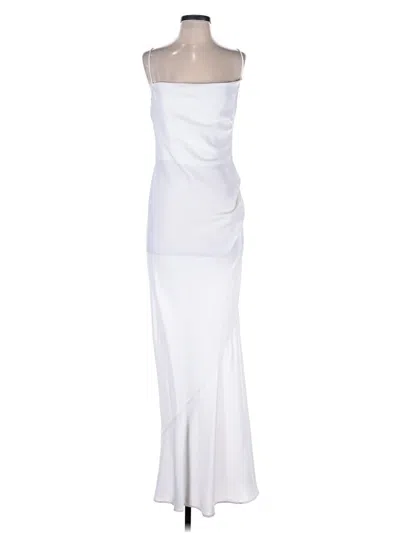 Pre-owned Rumer Cocktail Dress In White