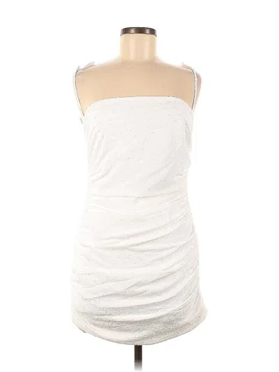 Pre-owned Rumer Cocktail Dress In White