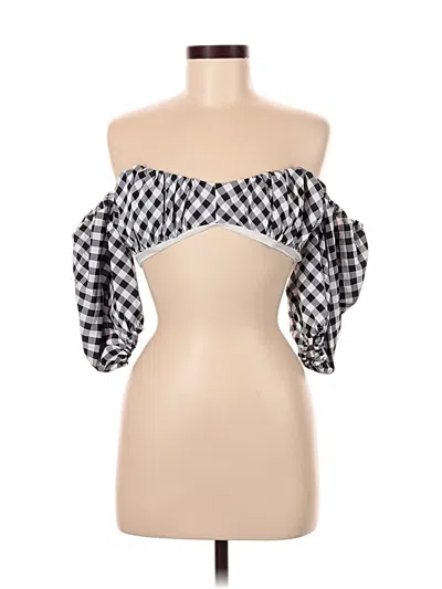 Rumer Short Sleeve Blouse In White