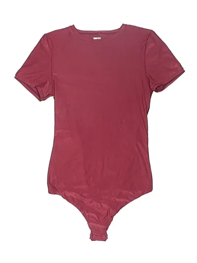 Pre-owned Rumi + Ryder Bodysuit In Burgundy