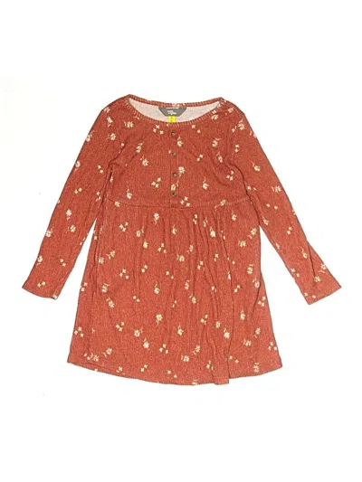 Pre-owned Rumi + Ryder Kids' Dress In Orange