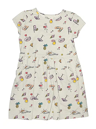 Pre-owned Rumi + Ryder Kids' Dress In White