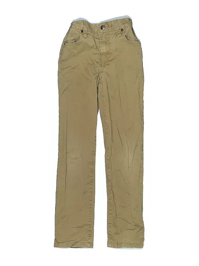 Pre-owned Rumi + Ryder Kids' Khaki Pant In Brown