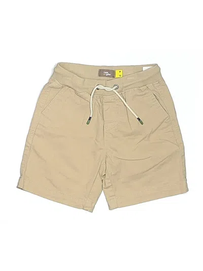 Pre-owned Rumi + Ryder Kids' Khaki Shorts In Brown
