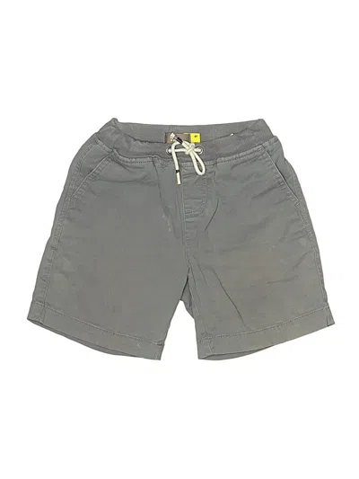 Pre-owned Rumi + Ryder Kids' Khaki Shorts In Gray