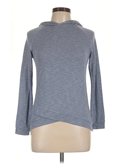 Pre-owned Rumi + Ryder Long Sleeve Top Blue Cowl Neck Tops