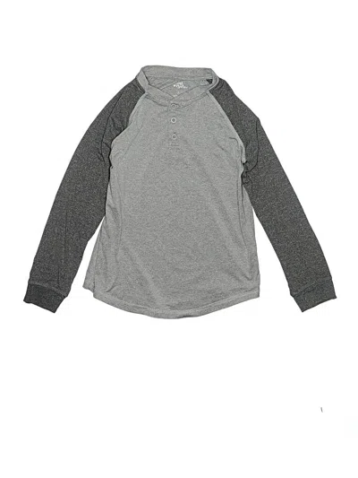 Pre-owned Rumi + Ryder Kids' Long Sleeve T-shirt In Gray
