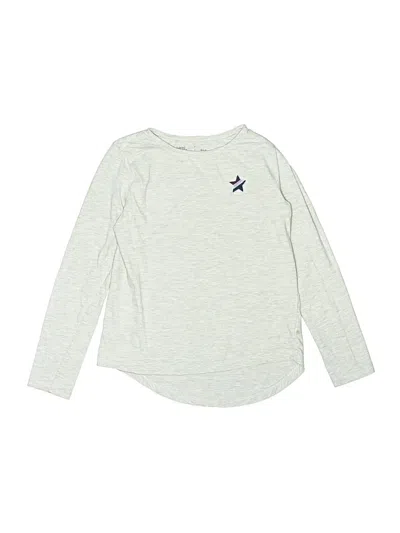 Pre-owned Rumi + Ryder Kids' Long Sleeve T-shirt In Silver