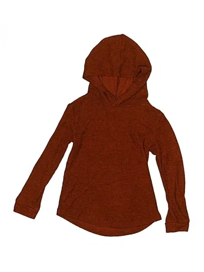 Pre-owned Rumi + Ryder Kids' Long Sleeve Turtleneck In Brown
