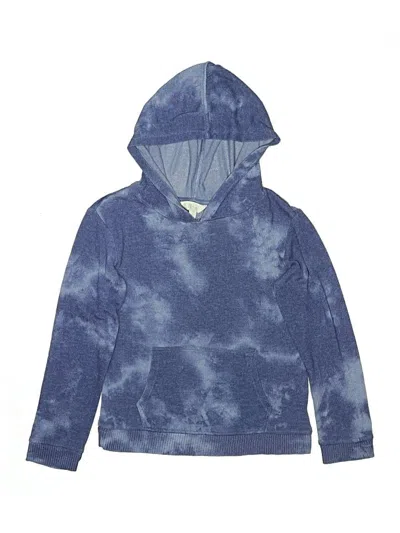 Pre-owned Rumi + Ryder Kids' Pullover Hoodie In Blue