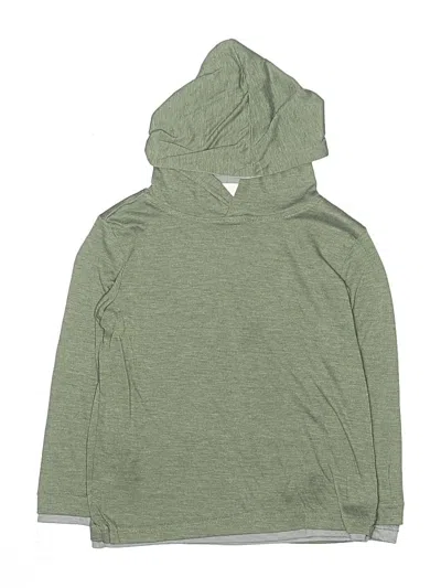 Pre-owned Rumi + Ryder Kids' Pullover Hoodie In Green