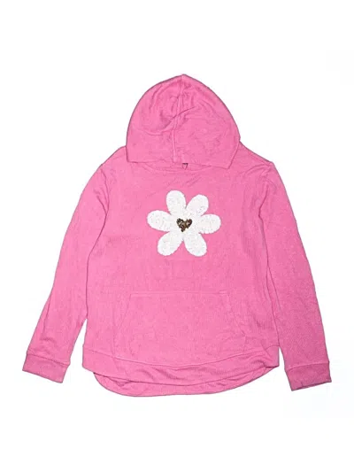Pre-owned Rumi + Ryder Kids' Pullover Hoodie In Pink
