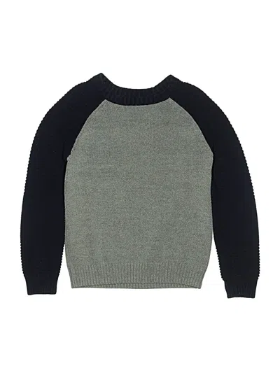 Pre-owned Rumi + Ryder Kids' Pullover Sweater In Blue