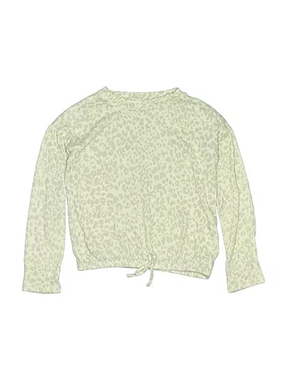 Pre-owned Rumi + Ryder Kids' Pullover Sweater In Green