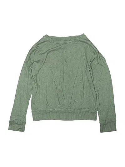 Pre-owned Rumi + Ryder Kids' Pullover Sweater In Green