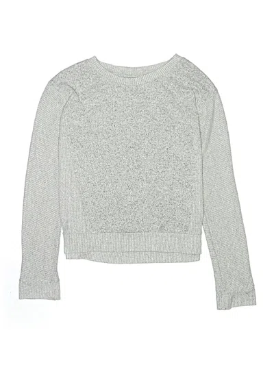 Pre-owned Rumi + Ryder Kids' Pullover Sweater In Silver
