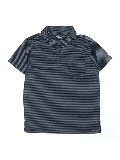 Pre-owned Rumi + Ryder Kids' Short Sleeve Polo Shirt In Blue