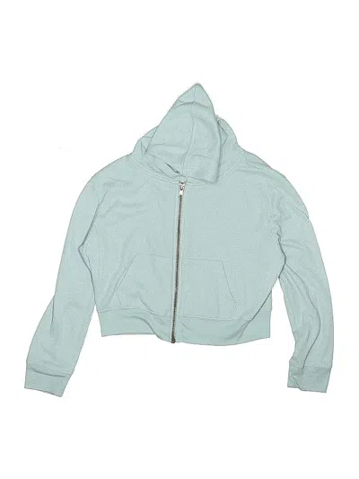 Pre-owned Rumi + Ryder Kids' Zip Up Hoodie In Blue