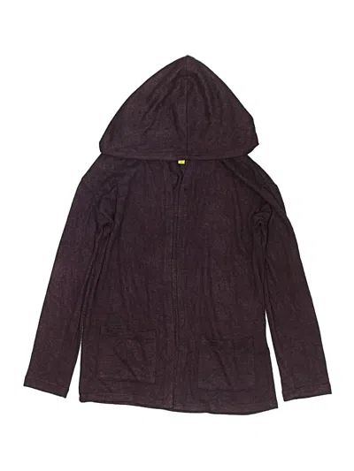 Pre-owned Rumi + Ryder Kids' Zip Up Hoodie In Purple