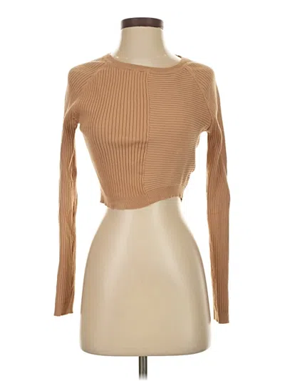 Pre-owned Rumor Boutique Cardigan Sweater In Brown