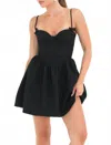 Rumored A Little Dream Mini Dress In Black In Black
