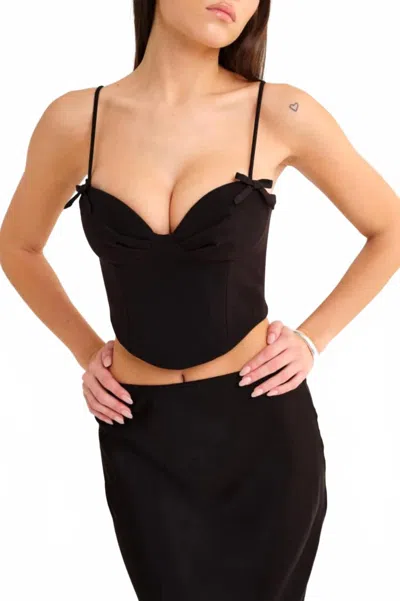 Rumored A Little Dream Top In Black