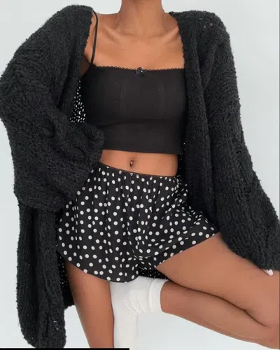 Rumored Aspen Cardigan In Black