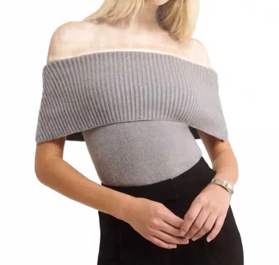 Rumored Fairfield Foldover Top In Heather Grey In Gray