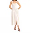 Rumored Lilly Midi Dress In Cream In White