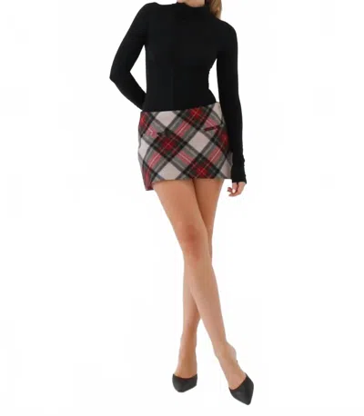 Rumored Micro Plaid Skort In Multi